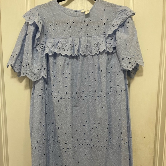 Blue Lace Dress - Picture 3 of 4